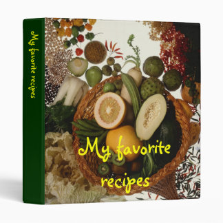 Cookbook Binder