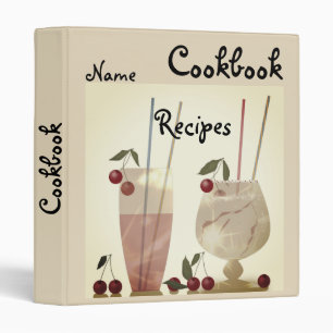 Cookbook, book recipes binder