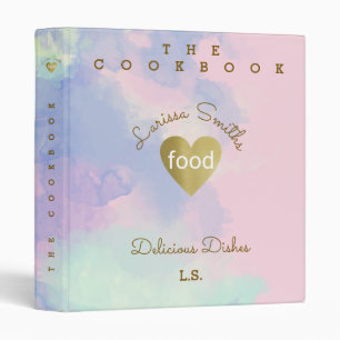 cookbook / delicious dishes, love food, pink binder