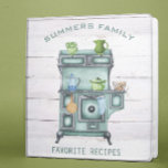 Cookbook Watercolor Country Kitchen Recipe Family  Binder<br><div class="desc">This design may be personalized in the area provided by changing the photo and/or text. Or it can be customized by clicking Personalize this Template and then choosing the click to customize further option and delete or change the colour of the background, add text, change the text colour or style,...</div>