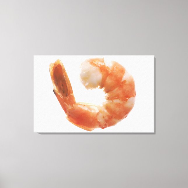 Cooked Shrimp Canvas Print (Front)