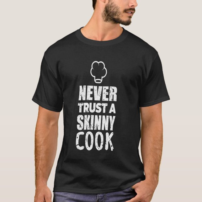 Cooker Cook Cook Kitchen Restaurant Bar Bistro Kni T-Shirt (Front)