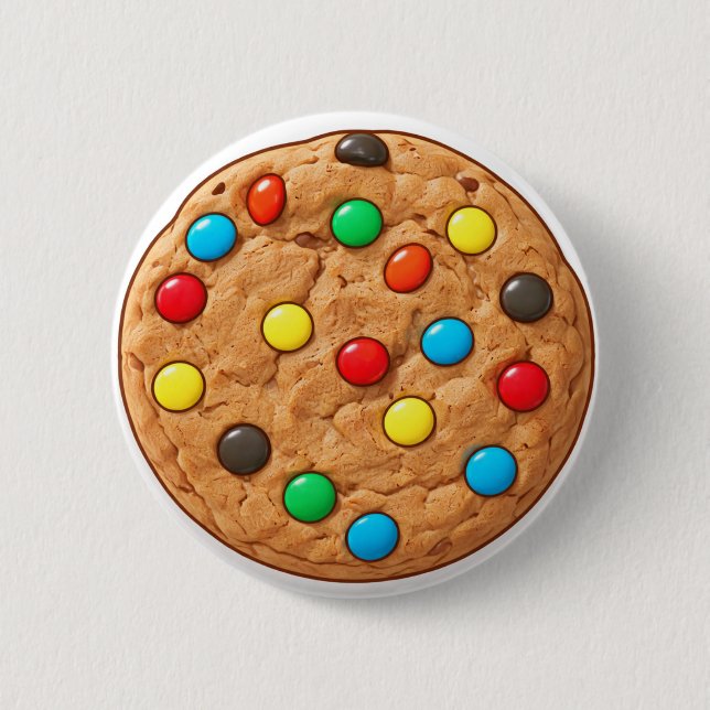 Cookie 2 Inch Round Button (Front)