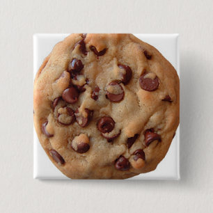 Cookie 2 Inch Square Button