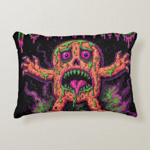 Cookie Apoolayipse Toxic Mutant Monster Retro Horr Accent Pillow