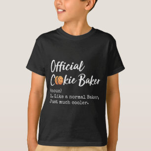 Cookie Baker Definition Funny Christmas Baking  T-Shirt