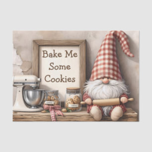 Cookie Baker Gnome Tissue Paper