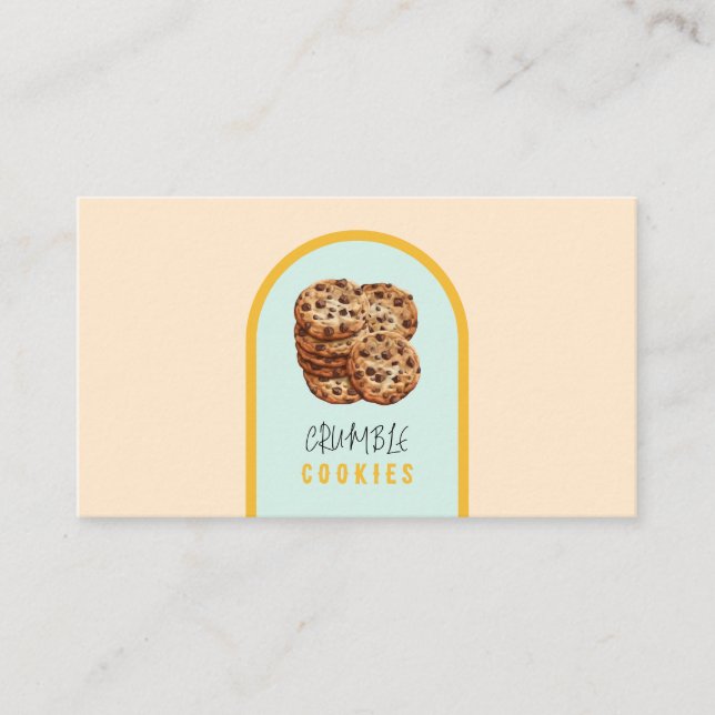 Cookie Bakery  Business Card (Front)