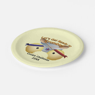 Cookie Baking Competition Paper Plate