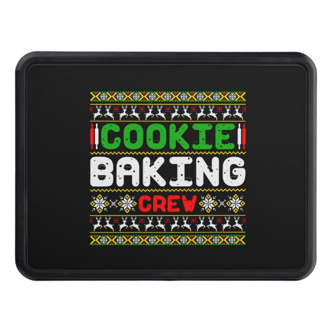 Cookie Baking Crew-50000 Trailer Hitch Cover (Front)
