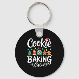 Cookie Baking Crew Christmas Chefs Festive Holiday Keychain