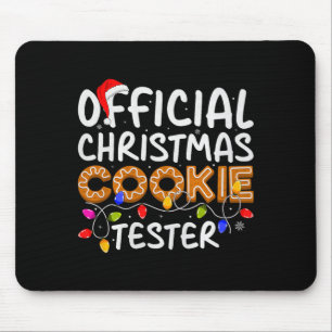 Cookie Baking Crew Christmas Cookie Tester Xmas Pr Mouse Pad