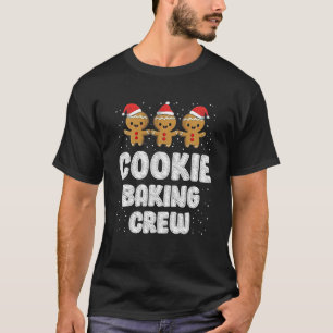Cookie Baking Crew Christmas Family Gingerbread T-Shirt