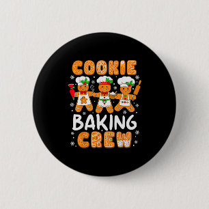 Cookie Baking Crew Christmas Funny Gingerbread Lov 2 Inch Round Button