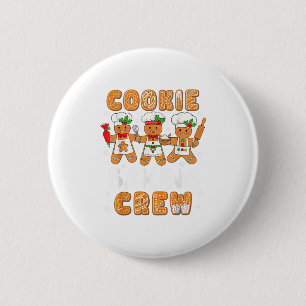 Cookie Baking Crew Christmas Funny Gingerbread Lov 2 Inch Round Button