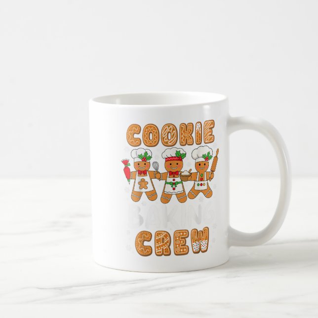 Cookie Baking Crew Christmas Funny Gingerbread Lov Coffee Mug (Right)