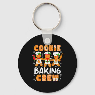 Cookie Baking Crew Christmas Funny Gingerbread Lov Keychain