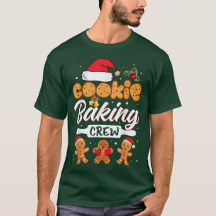 Cookie Baking Crew Christmas Santa Family Gingerbr T-Shirt