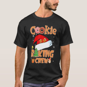 Cookie Baking Crew Christmas Santa Family T-Shirt