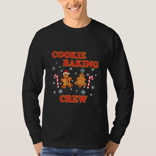 Cookie Baking Crew Christmas T-Shirt (Front)
