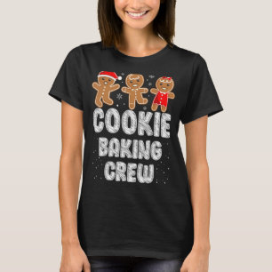 Cookie Baking Crew Family Christmas Gingerbread Te T-Shirt