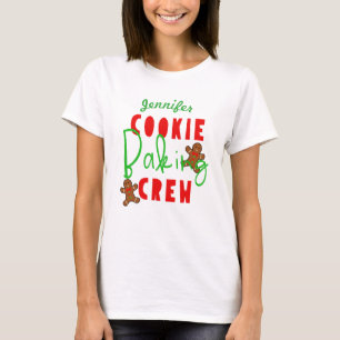 Cookie Baking Crew Fun Holiday Cooking T-Shirt