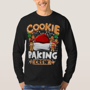 Cookie Baking Crew Funny Christmas Lights Gingerbr T-Shirt