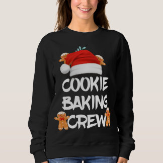 Cookie baking-crew funny christmas pajama sweatshirt