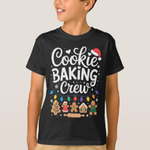 Cookie Baking Crew Holiday Squad Gingerbread Chris T-Shirt