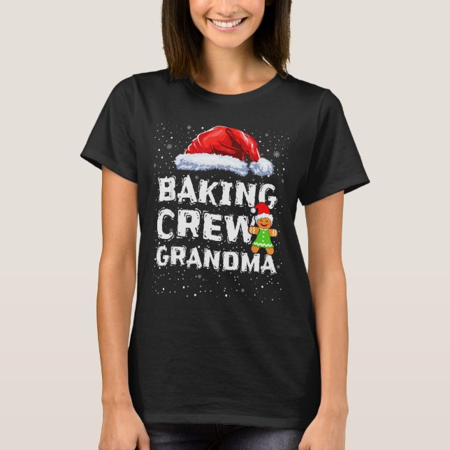 Cookie Baking Crew Shirt Grandma Matching Christma (Front)
