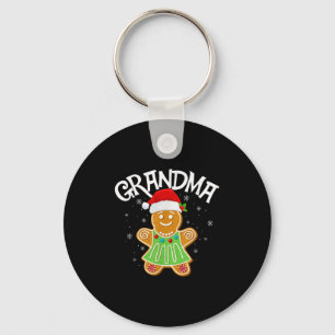Cookie Baking Matching Family Gingerbread Grandma Keychain