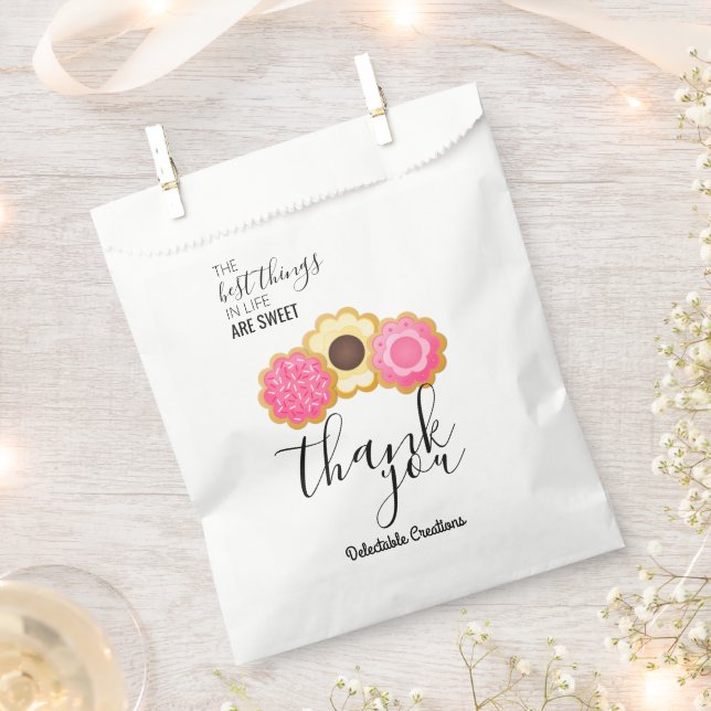 Cookie Baking Packaging Favour Bag (Clipped)