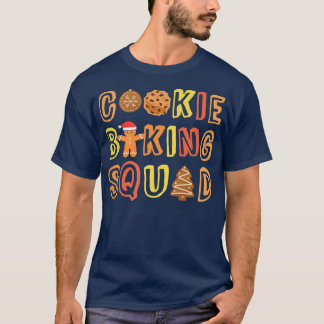 Cookie Baking Squad Gingerbread Man Cafeteria Bake T-Shirt