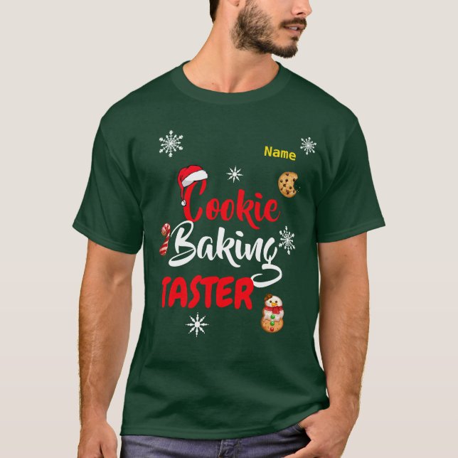 Cookie baking taster t-shirt (Front)
