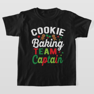 Cookie Baking Team Captain Christmas Gingerbread T-Shirt