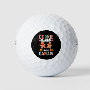 Cookie Baking Team Captain Family Christmas Golf Balls