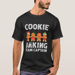 Cookie Baking Team Captain Funny Gingerbread Chris T-Shirt