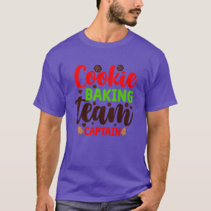 Cookie Baking Team Captain Funny Gingerbread Xmas0 T-Shirt