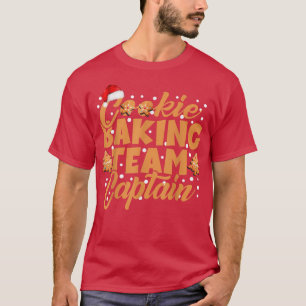 Cookie Baking Team Captain Gingerbread Christmas F T-Shirt