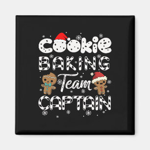 Cookie Baking Team Captain Gingerbread Christmas  Magnet