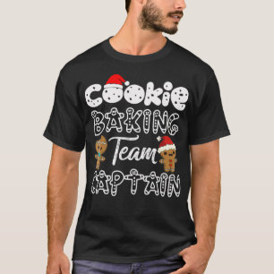Cookie Baking Team Captain Gingerbread Christmas T-Shirt