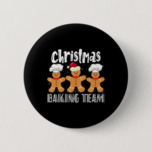 Cookie Baking Team Crew Xmas Family Matching Group 2 Inch Round Button