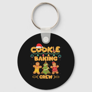 Cookie Baking Team Crew Xmas Family Matching Group Keychain
