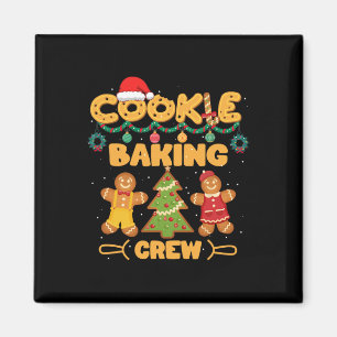 Cookie Baking Team Crew Xmas Family Matching Group Magnet