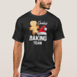 Cookie Baking Team Gingerbread Santa Hat Christmas T-Shirt<br><div class="desc">Cookie Baking Team Gingerbread Santa Hat Christmas Raglan</div>