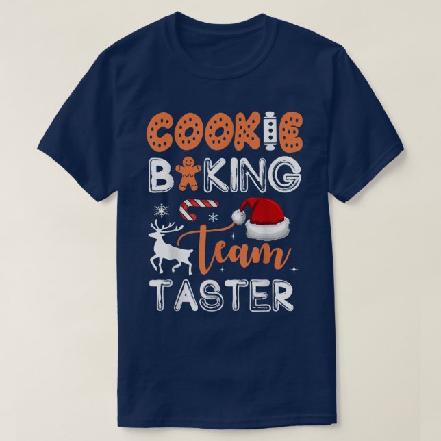 Cookie Baking Team Taster Funny Matching Family Ch T-Shirt (Design Front)