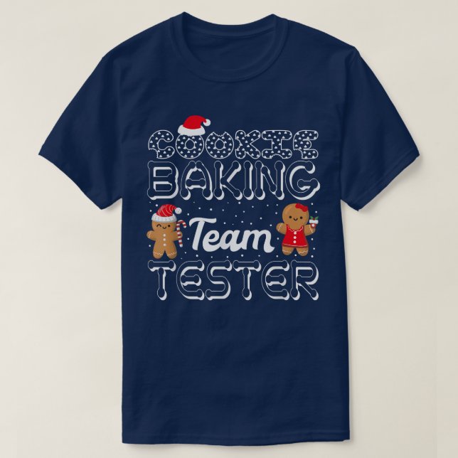 Cookie Baking Team Tester 1141 T-Shirt (Design Front)