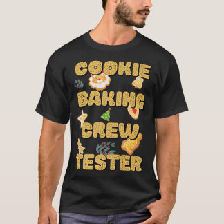 Cookie Baking Team Tester  Captain Cute Family Mat T-Shirt