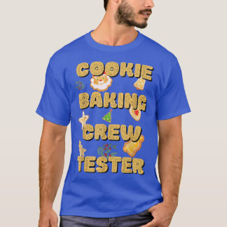 Cookie Baking Team Tester  Captain Cute Family Mat T-Shirt
