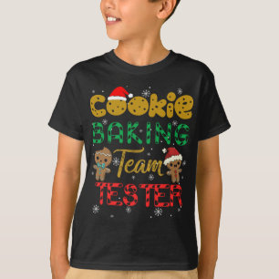 Cookie Baking Team Tester Gingerbread Christmas T-Shirt